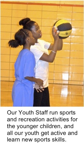 kids playing basketball