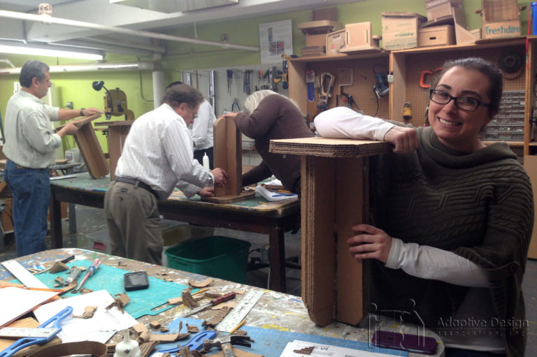 NYC DOE Shop teachers visit ADA for a hands-on course and learn how to make tippy stools